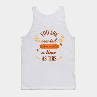 Created For Such A Time As This Christian Tank Top